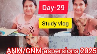 ANMGNM aspersions 2025study vlog day29anmgnm entrance exam preparation 2025viral video viral [upl. by Anivlem]