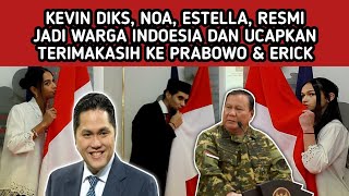 PENGAMBILAN SUMPAH WNI KEVIN DIKS ESTELLA NOA kevindiks prabowo erickthohir timnasindonesia [upl. by Sessilu654]