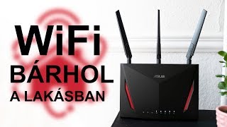 WiFi a lakás BÁRMELYIK pontján  ASUS AiMesh [upl. by Sergo]