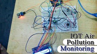 IOT Air Pollution Monitoring using Arduino [upl. by Llehcal]