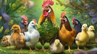 Catch cute chickens colorful chickens rainbow chickens rabbits cute cats ducks guinea pigs [upl. by Burke]