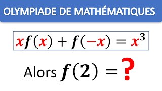 Olympiades de Mathématique Question 2024 Fonction  Préparation des concours  astuces💯 [upl. by Onaicnop452]