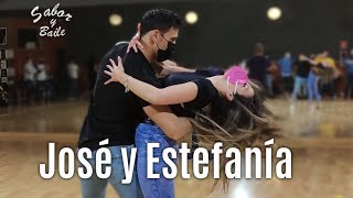 Flamenco y bachata ❤️‍🔥  JOSE y ESTEFANIA  🎤 Daviles de Novelda [upl. by Ihc]