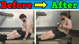 Rowing Every Day For 30 Days Weight Loss Time Lapse [upl. by Lalise]