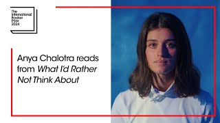 Anya Chalotra reads from What I’d Rather Not Think About  The Booker Prize [upl. by Ahcarb487]