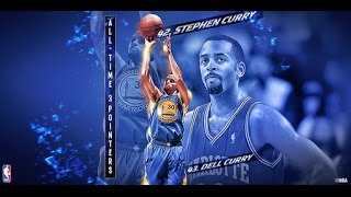 Stephen Curry Passes Father Dell In Career Three Pointers Made [upl. by Lala474]