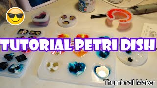 TUTORIAL RESINA 6 Creiamo insieme gioielli con effetto Petri Dish 🌊💧❤️ parte 1 [upl. by Lainey]