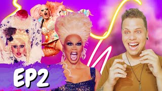 RUPAULS DRAG RACE S14 EP 2  UM HÉTERO ENTRE NÓS [upl. by Treblih]