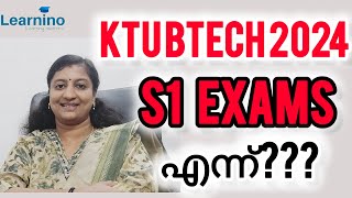 KTU BTECH 2024 Academic Calendar S1 EXAMS [upl. by Nuavahs]