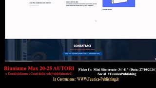 VIDEO1 Parte 1di4 5 39quot  selfpublishingitaliano autoriitalianiemergenti autorilibriitaliani [upl. by Delahk]