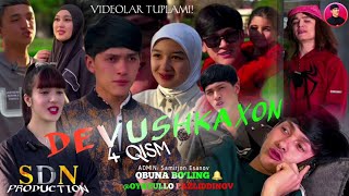 Oyatullo Fazliddinov amp Anisa Salijonova  Devushkaxon 4 qismi  VIDEO tuplami   TOP VIDEO 10 2024 [upl. by Yelrahs]