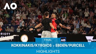 KokkinakisKyrgios v EbdenPurcell Highlights F  Australian Open 2022 [upl. by Bucella]