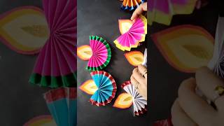 DIY Paper 🪞😱Diya Making Diesli Craft Idea Paper Se Diya Kaise Bnayeshortsytshortsviralpapercraft [upl. by Spaulding]