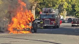 Truck on fire in La Crosse Wi [upl. by Jorgan]