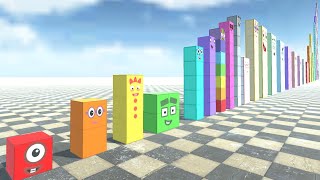 NumberBLocks from one to ONE THOUSAND long video [upl. by Marcia]