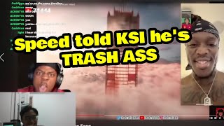 Speed said KSI new song is TRASH ASS [upl. by Oiceladni]