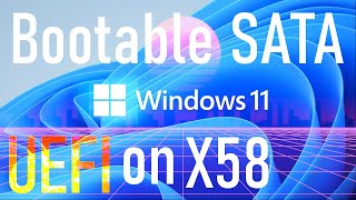 UEFI Windows 10 amp 11 WORKING 2023 on Gigabyte X58 UD7 Motherboard ASROCK MSI ASUS INTEL IDE UEFI [upl. by Araccot]