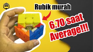 Rubik Bajet Terbaik 2023  QY M Pro Modified Magnetic Core [upl. by Eidroj181]