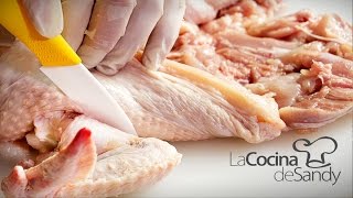 Como deshuesar pollo para matambre en recetas de cocina faciles [upl. by Bastian]