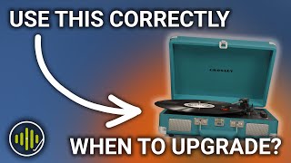 How to Use a Crosley Record Player  Welcome to Vinyl Upgrade [upl. by Neelra901]