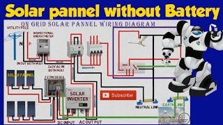 on grid solar power system  How to install solar power system for home  solar system [upl. by Atihcnoc]