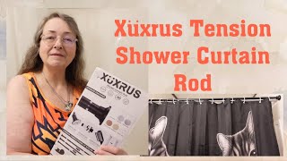 Xuxrus Tension Shower Curtain Rod  Unboxing amp Review [upl. by Kirst]