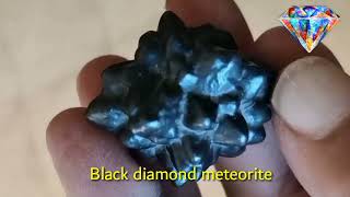 carbonado black diamond meteorite stone Get to know him now [upl. by Erdnael585]