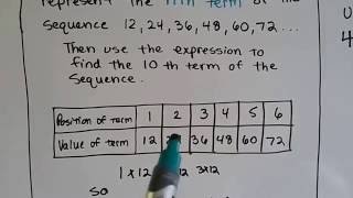 Grade 6 Math 107 Patterns and Sequences [upl. by Camus]