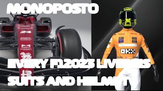 Every 2023 Liveries Driver Suits Helmet Exclude Special So Far [upl. by Talbott]