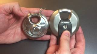 203 Master Magnum M50XD Disc Padlock Picked [upl. by Inerney803]