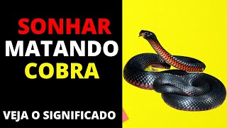 Sonhar Matando Cobra  Atenção para esse tipo de sonho [upl. by Bria]