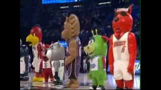 Nba all star 2012 mascot dance [upl. by Attiuqal238]