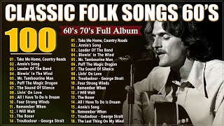 Classic Folk Rock amp Country  Memorable Hits Top Classics Folk of the 60s 70s  John Denver [upl. by Justinian]