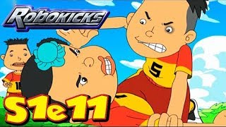 Robokicks Bola Kampung  S1E11  One Step to Victory Kartun KanakKanak [upl. by Beckman]