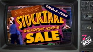 Goldmark Stocktake Sale Commercial 1991 [upl. by Cordell]