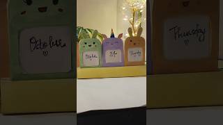 ഒരു cute mini calendar🐰🦄🎀 diy shorts cute viralshorts trending malayalam craft art [upl. by Poul]