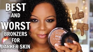 Best and Worst Bronzers for Darker Skin  Savvy 🎵 [upl. by Agna]