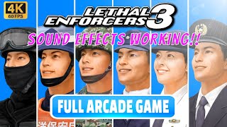 Lethal Enforcers 3 2004 Arcade 4k60fps ALL SOUNDS WORKING Full Playthrough [upl. by Larkins]