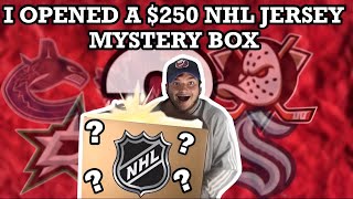 I Opened A 250 NHL Jersey Mystery Box [upl. by Wagshul]