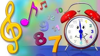 TuTiTu Songs  Clock Song  Songs for Children with Lyrics [upl. by Acima]