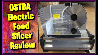 Must Have Food Slicer Ostba Electric Food Slicer Review  MumblesVideos [upl. by Hardden]