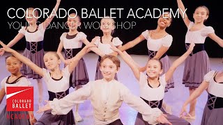 Young Dancer Workshop  Colorado Ballet Academy [upl. by Aynotan]