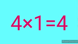 table of 4 table of 4 in English learn multiplication 4 ka table maths tables nursery rhymes [upl. by Lai]