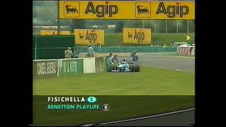 MagnyCours 1998 QLF Fisichella jää radan varteen [upl. by Eimam]