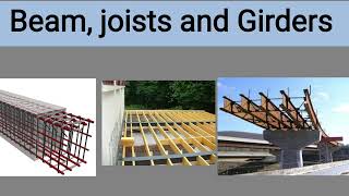 Joists vs Beams vs Girders Differences Explainedbeam joists girders education column beam [upl. by Melisenda271]