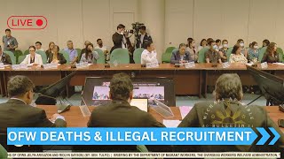 Senate Hearing on OFW Deaths Jelyn Arguzon and Riolyn Sayson [upl. by Meehar]