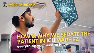 Sedation in intensive care unit with drugs explained in easy way [upl. by Perri212]