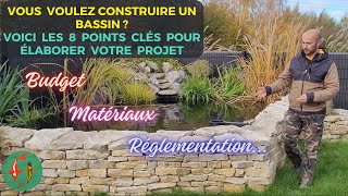 Les 8 POINTS CLES pour élaborer un projet de bassin [upl. by Tteltrab]