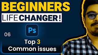 Top 3 Most Common Photoshop Beginners issues Solved Photoshop Course For Beginners adobephotoshop [upl. by Philippine]