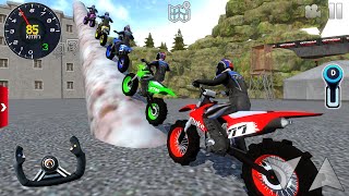 Impossible Bike Stunts Driving  Dirt Bikes Racing Simulator 2024  Android  IOS gameplay FHD [upl. by Wilbur895]